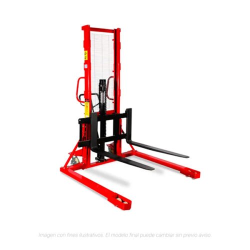 Apilador extra ancho doble torre